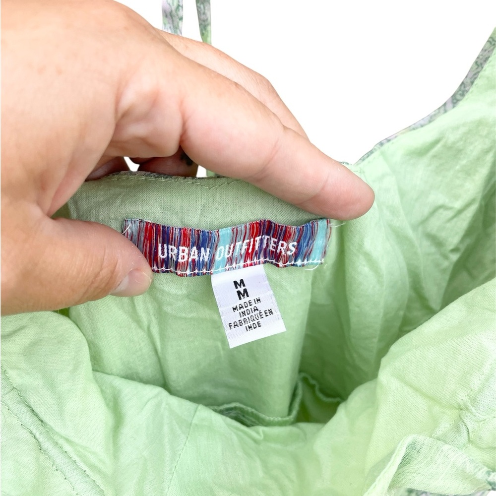 Urban Outfitters Becca Printed Puff Sleeve Mini Dress - Picture 11 of 11